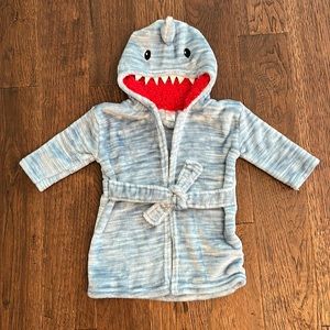 Toddler Shark Robe Size 0-9M